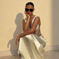 Bianca Satin Lace Gown